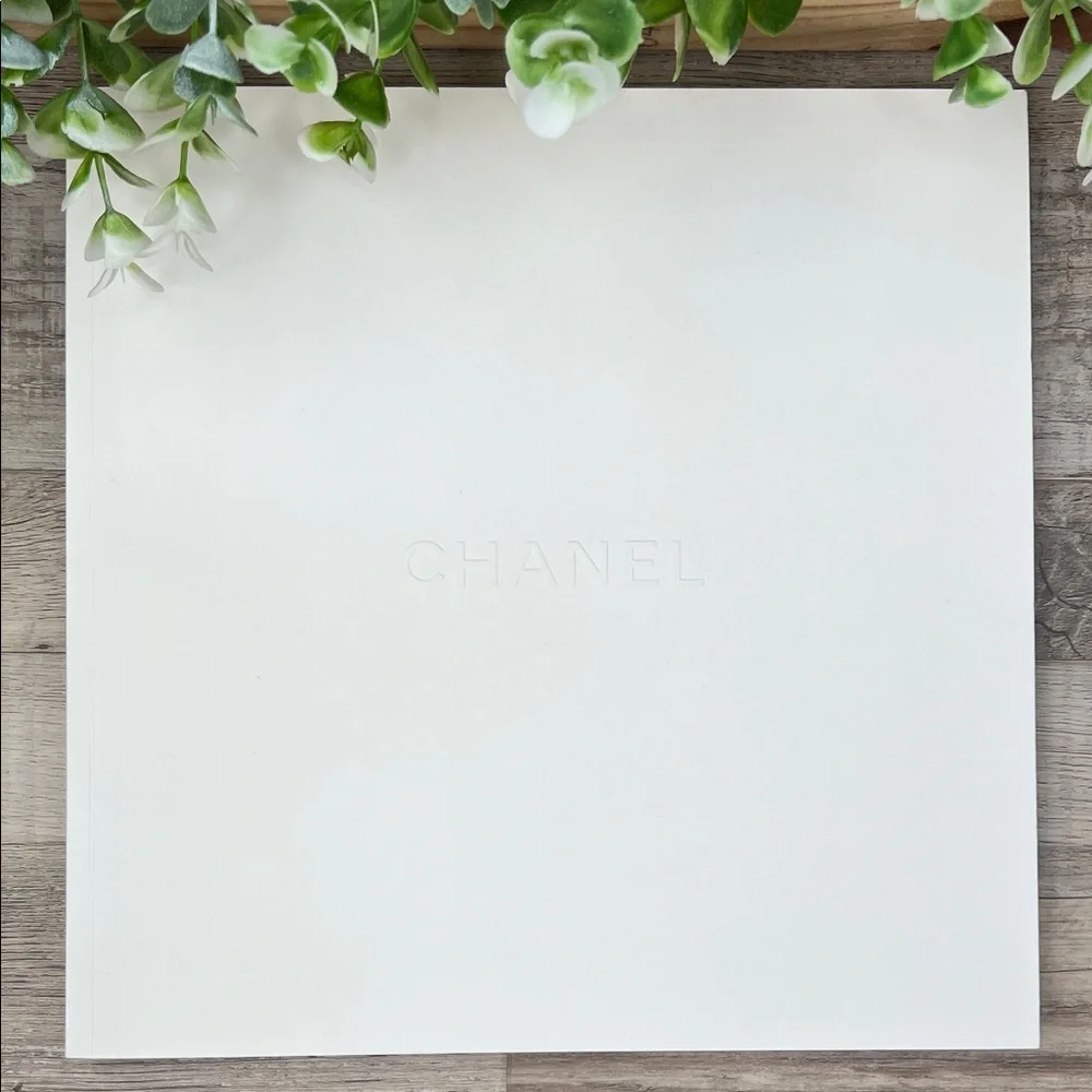 CHANEL Large White Coffee Table Book